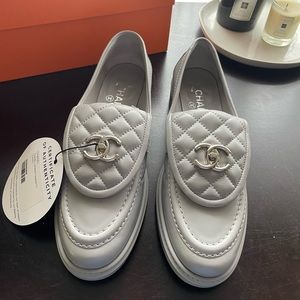 SOLD!!! 🎉 Chanel quilted loafers